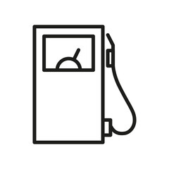 Fototapeta premium Fuel pump icon. Vector illustration. stock image.