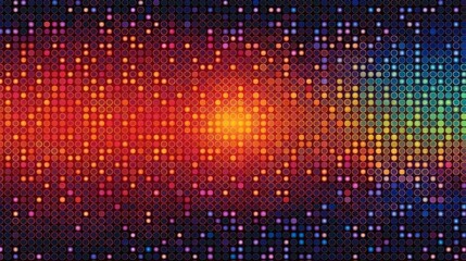 abstract background with colorful pixels.Generative AI