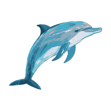 recommend clip art: cute dolphin jumping