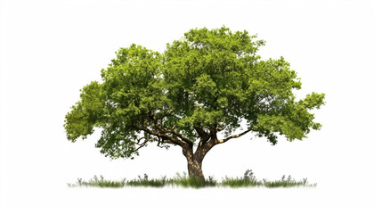 Obraz premium big tree isolate on white background