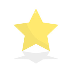 Star icon. Classic rankicon. Trendy favorite design. Star pictogram. Vector illustration. stock image.