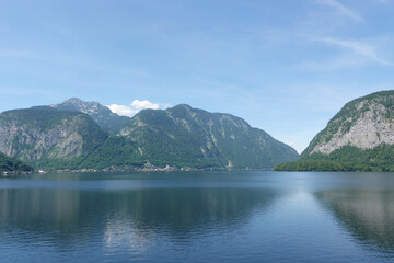 Hallstaetter lake in Upper Austria, the Austrian Alps