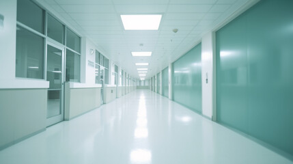 abstract medical background for design. Blurred dispense counter of hospital or clinic