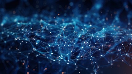 Technology background Abstract digital Technology Network Background Illustration Futuristic point wave.