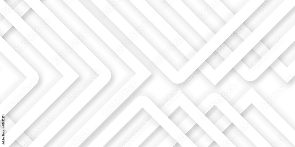 Aufkleber abstract background with lines gray and white geometric shape seamless architecture geometry tech ab