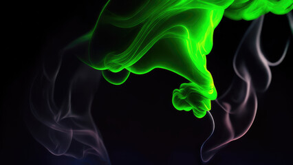 Abstract background illustration of a smoke color (Generative AI)