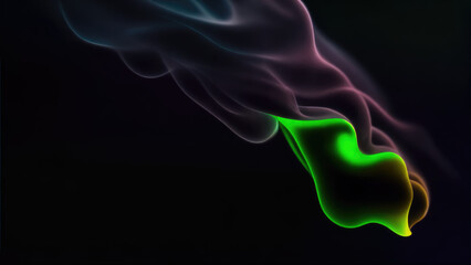Abstract background illustration of a smoke color (Generative AI)