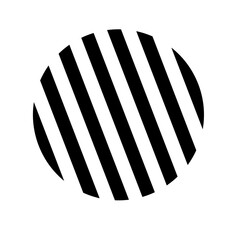 Fototapeta premium circle of lines, geometric shape. Vector illustration. stock image.