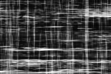 Black and white pattern of abstract graphic lines.