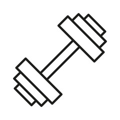 weights icon. Vector illustration. stock image.