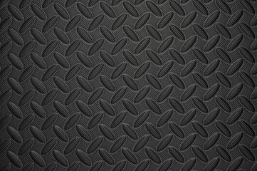Seamless  black industrial panel