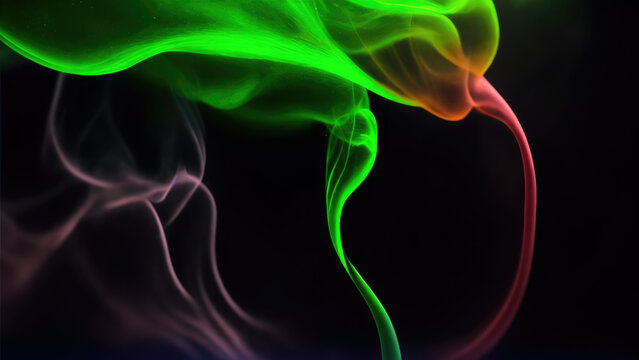 Abstract background illustration of a smoke color (Generative AI)