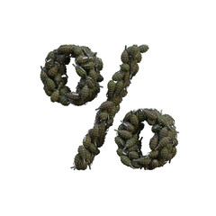 Army Granades 3D Alphabet or PNG Letters