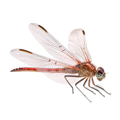 dragonfly isolated on transparent background cutout - obrazy, fototapety, plakaty
