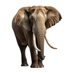 Obraz premium elephant isolated on transparent background cutout