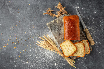 bread with holes, Crispy artisan ciabatta bread, Food blog pastries flour hot morning fresh bread