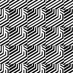 Background with abstract shapes. Black and white texture. Monochrome repeating pattern  for decor, fabric, cloth.