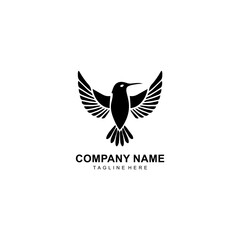 phoenix single color logo template	