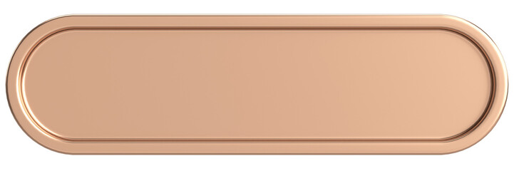 Fototapeta premium 3D button. Empty button. 3D illustration.