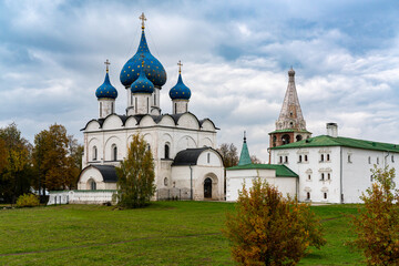 Fototapeta na wymiar Cathedral of the Nativity of the Most Holy Theotokos, Suzdal, Russia.