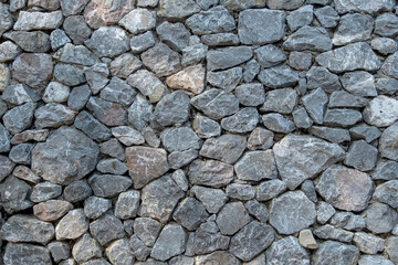 Antique stonewall texture material construction for background.