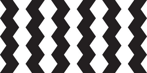 Zigzag wallpaper. Vector seamless pattern. Modern stylish abstract texture. Repeating geometric tiles from striped elements.