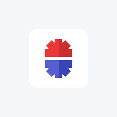 BookIcon Flat Icon for Books and Reading
