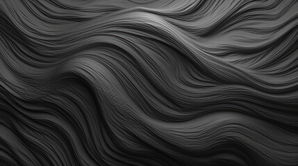 Obsidian Canvas: Exploring the Intricacies of Dark Graphite Texture. Generative AI