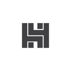 Letter HH Logo Design