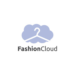 Fashion Cloud Logo Design Symbol