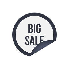 Sales tag big sale  for advertising, social media, promotion. Vector illustration. PNG
