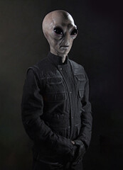 Grey Alien Commander #4	