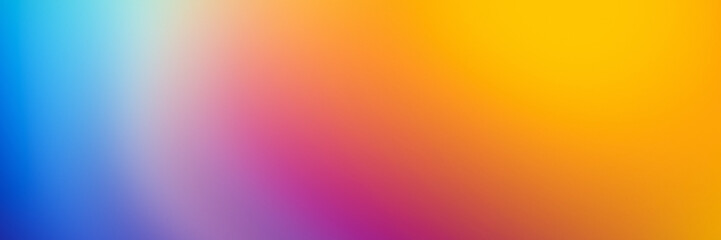 Red orange yellow purple blue gradient background wide web header grainy texture vibrant colors banner design