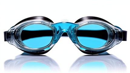 Glasses for swimming Isolated on a white background. Generative AI.