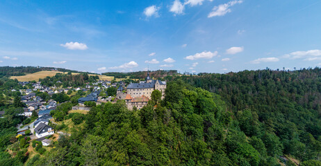 view of the city Burg Lauenstein