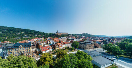 Fototapeta premium Rudolstadt, the hidden gem of Thuringia, is not just a town; it's a cultural carousel that spins to the tune of history and modernity