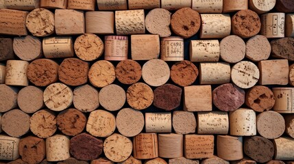 Close-up perspective of a bulletin board constructed. Generative AI.