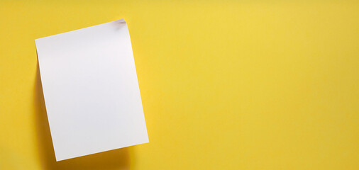 yellow sticky note on wall