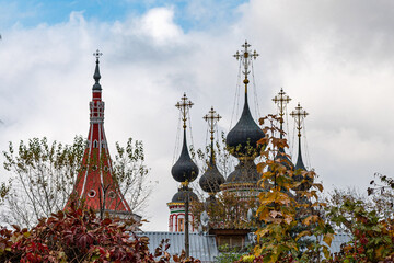 Architecture of the city of Suzdal, Russia.