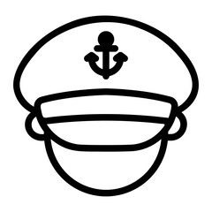 navy line icon