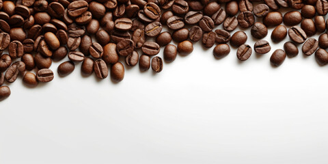 Naklejka premium coffee beans background 