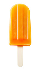 Popsicle ice cream isolated on transparent background. Ice cream on a stick. PNG format