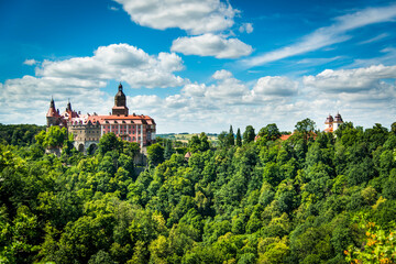 Fototapeta na wymiar Beauty of Ksiaz Castle - Poland