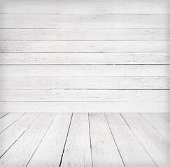 Old wooden room interior, empty background with space for your text or design