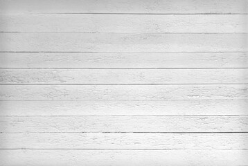 Naklejka premium Black and white texture of blank wooden planks