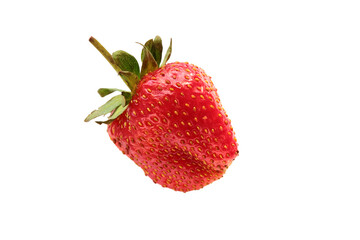 red ripe berry of garden strawberries PNG