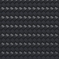 Black abstract tile background. 3D render illustration
