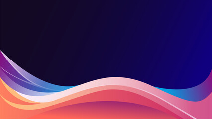 Abstract wave gradient background