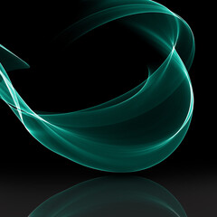 Abstract background of flowing waves