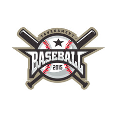 Generic Baseball Tournament Championship Tshirt Design Logo
